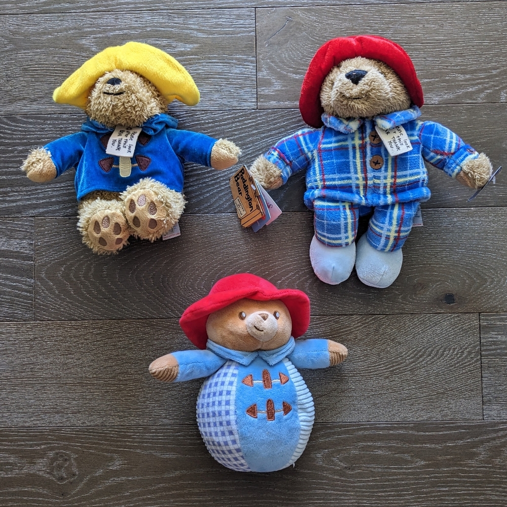 Yottoy Bundle of 3 Paddington Bear